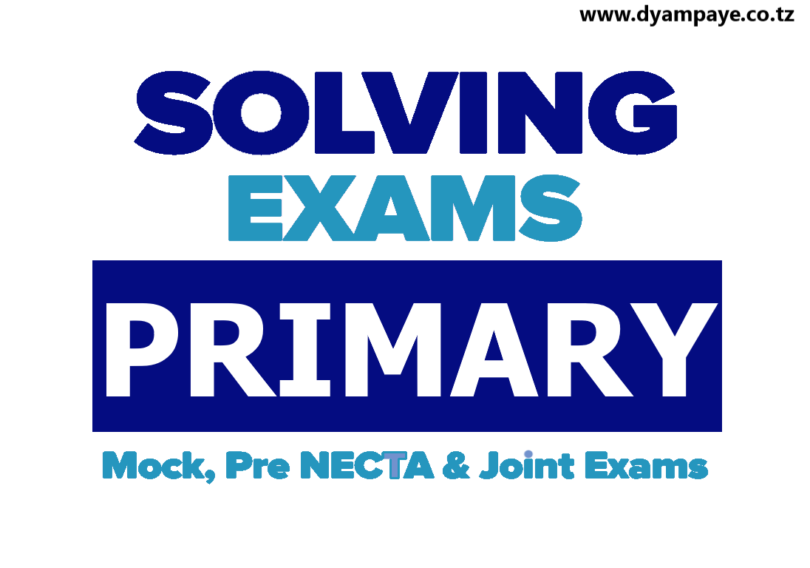 Biharamulo Solved Mock Exams Standard Seven 2025