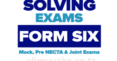 Form Six Mock & Pre National Exams 2025