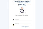 Police Recruitment Portal Login