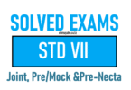 Mwemesongo Standard Seven Mock Exam 2025