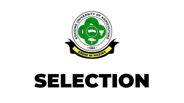 SUA Selected Applicants 2025/2026 - Majina ya Waliochaguliwa SUA