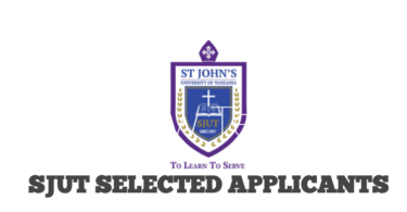 Majina Ya Waliochaguliwa Chuo Kikuu Cha SJUT 2025/2026 (SJUT Selected Applicants)