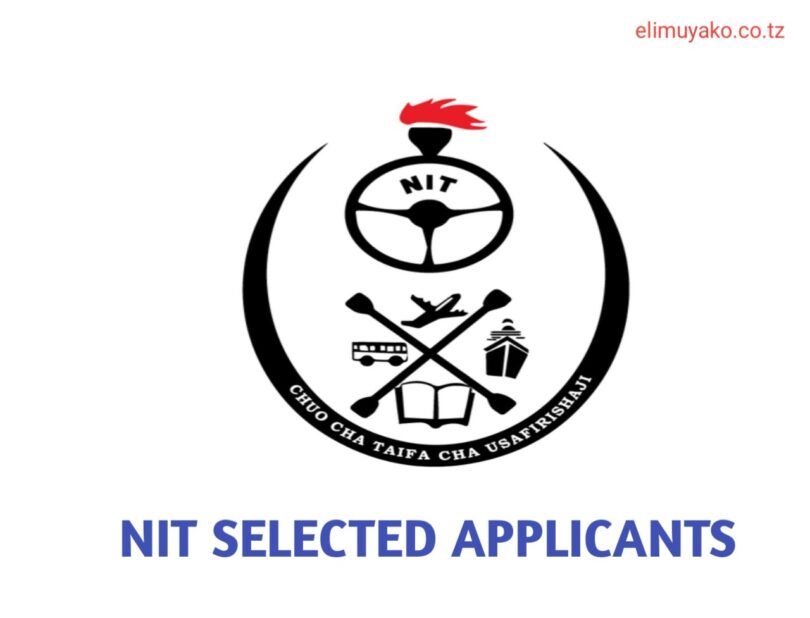 NIT Selected Applicants 2025/2026 | Majina ya Waliochaguliwa NIT PDF Download